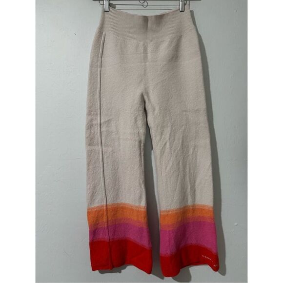 Nike Yoga wool pant trouser Therma fit ivory ombre pink - Picture 2 of 11